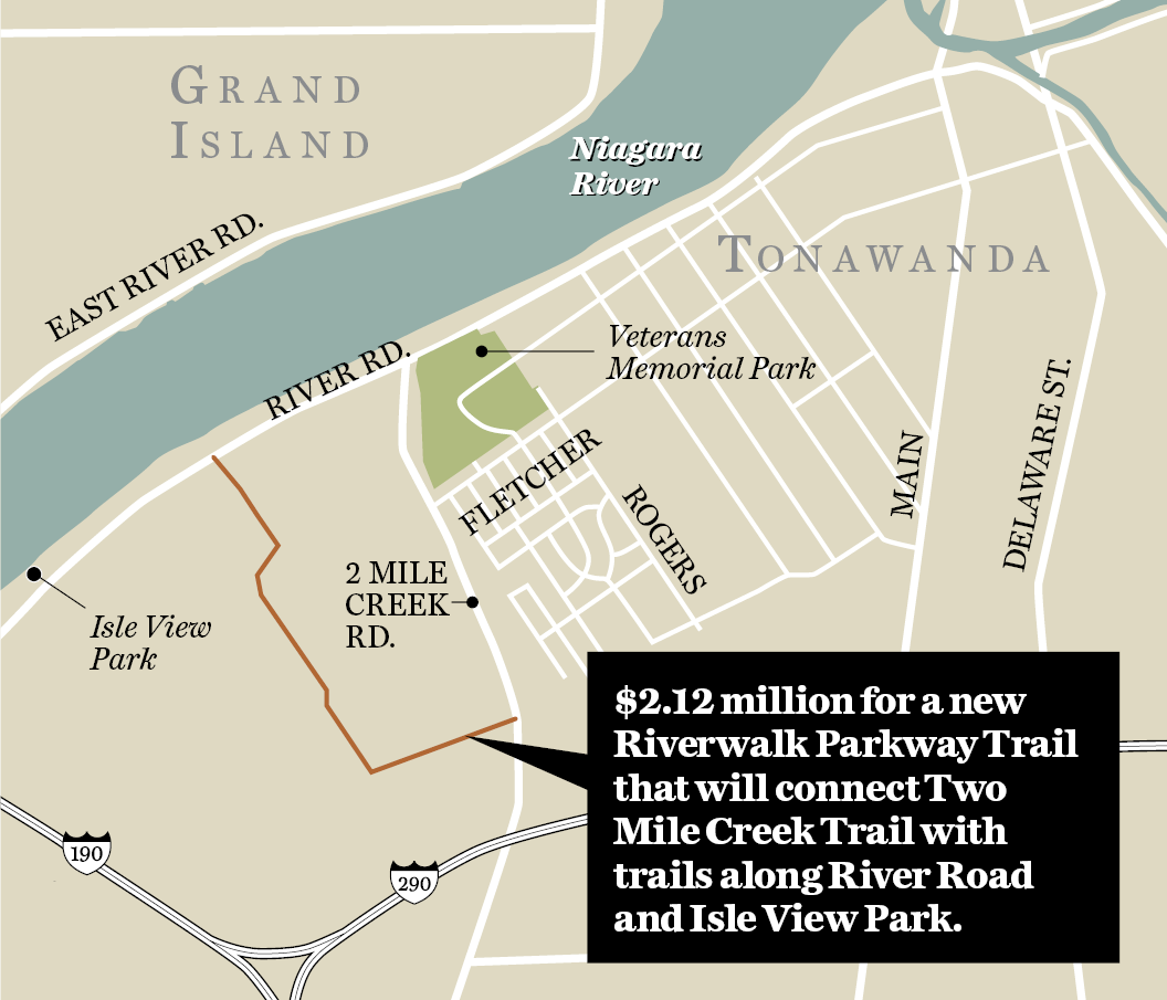 New Tonawanda path map